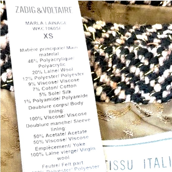 Zadig and Voltaire “Marla” Coat Size XS - Picture 5 of 16